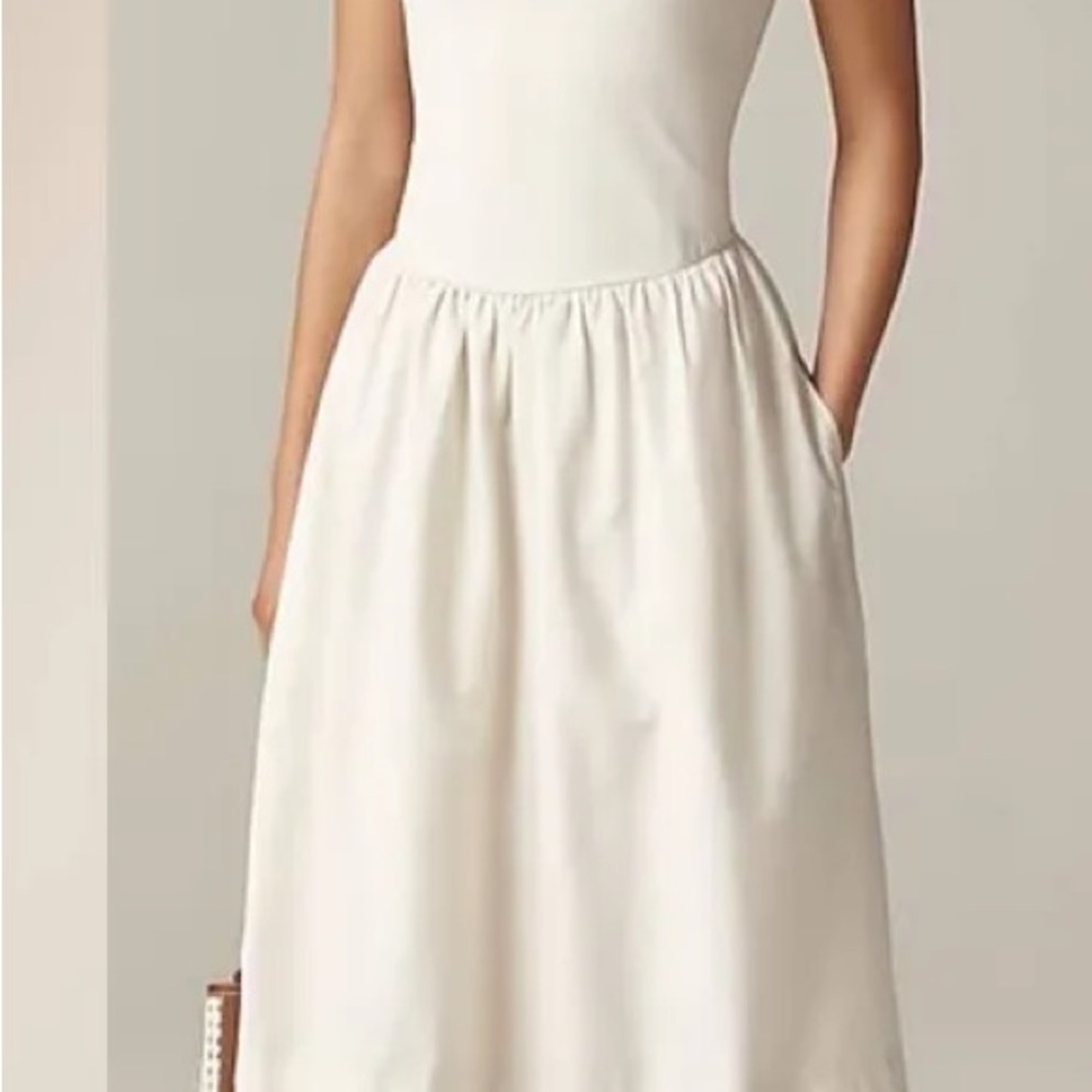 NWT J. Crew Drop Waist Mixy Dress